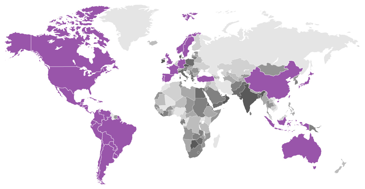 A eLivro está presente em 38 países do mundo.